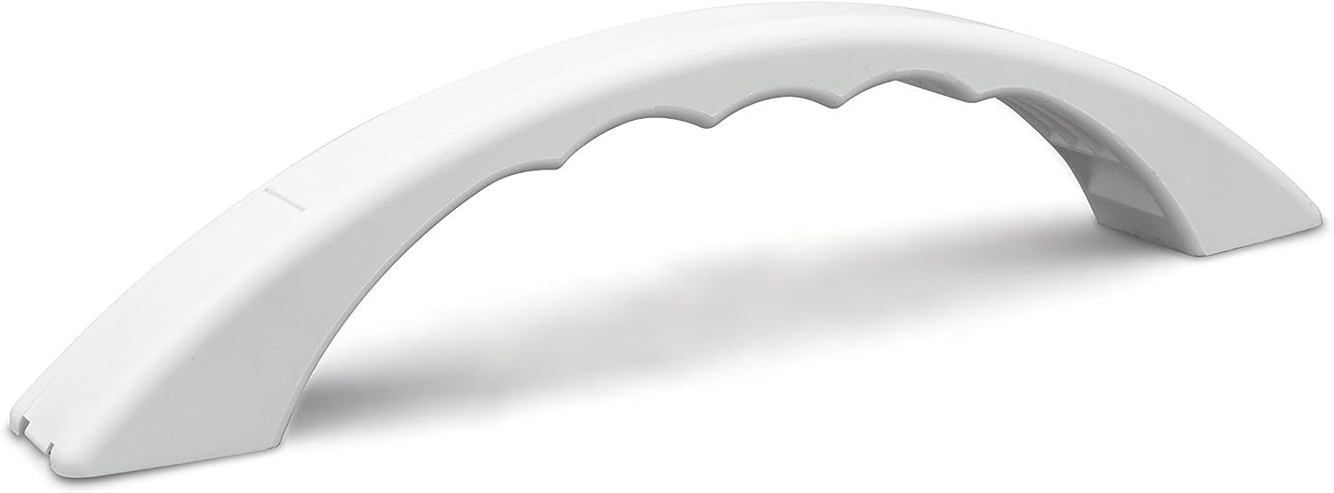 B&B Molders 94164 - White Exterior 9-7/8" Grab Handle