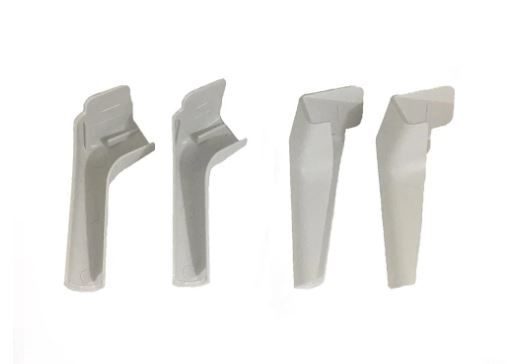 B&B Molders 94173 - Polar White RV Long Rain Gutter Spouts, 4 Pack