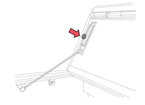 BAK PARTS-356A0014 - Replacement Sliding Lock Support Knobs Truck Bed Tonneau Covers - Qty 2