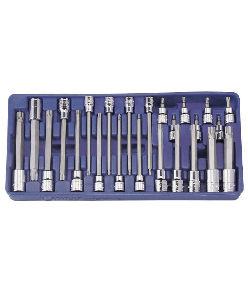 24PC BIT TORK SHORT/LONG 1/2"D