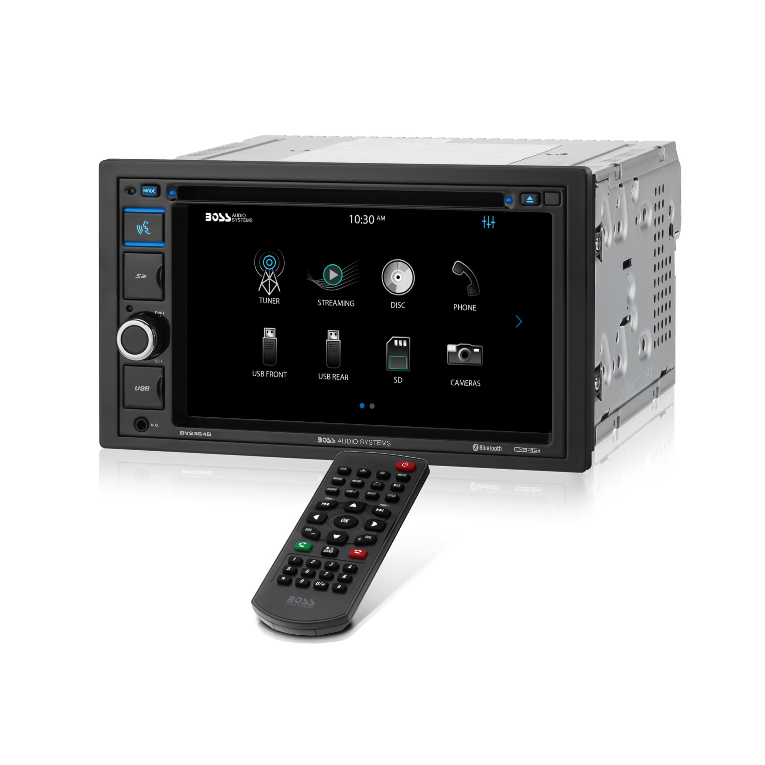 Boss BV9364B - Double-DIN DVD Player 6.2" Touchscreen Bluetooth