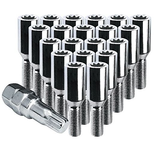 (20)TUNER BOLT 12X1.50 60mm Length Int. Gear Head Tall CHR