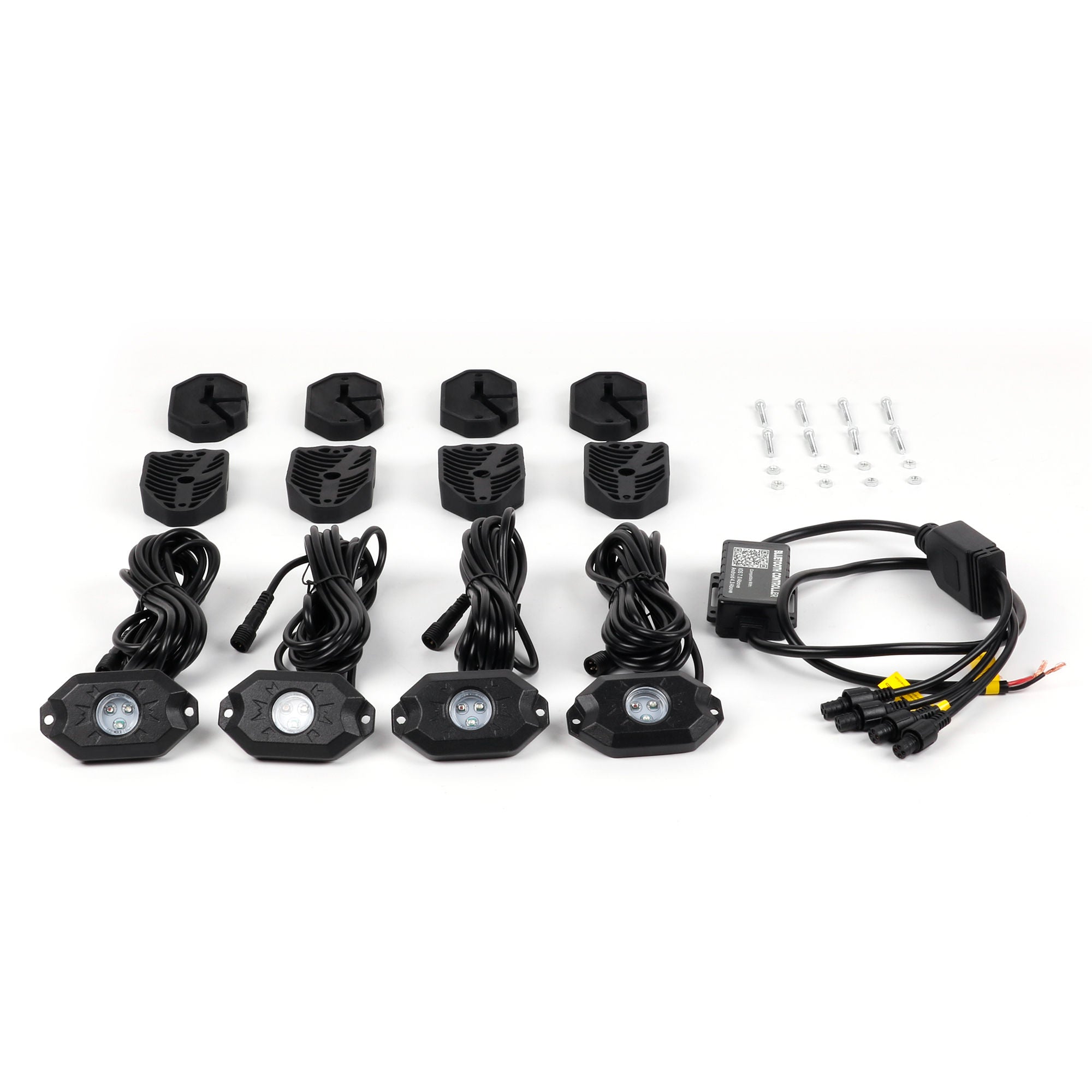 CLD CLDBTROCK4 - LED Rock Lights with Bluetooth Control (4 Pods)