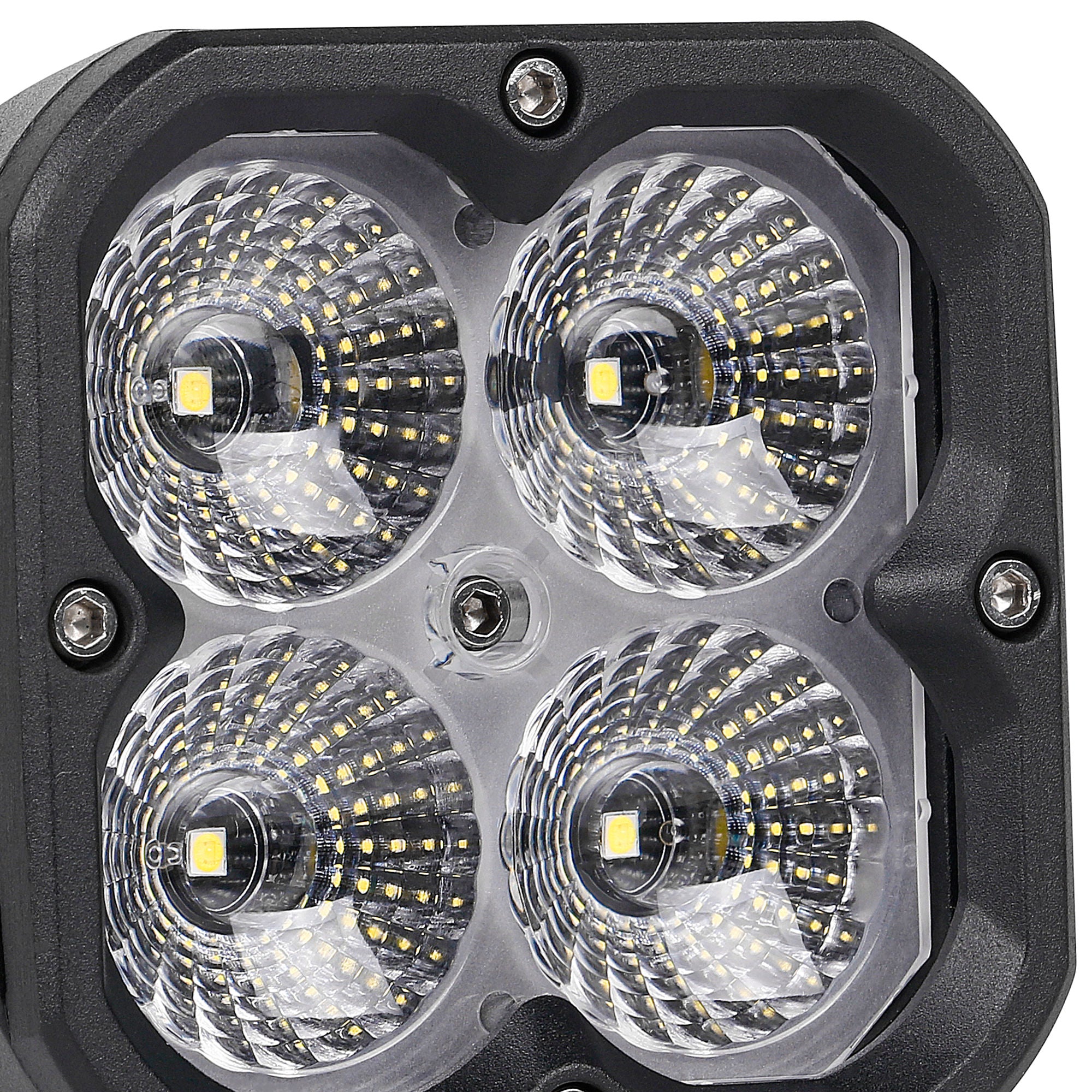 CLD CLDPCFL - 3" Street Legal LED Pod Light - Auxiliary Back Up Square Flood Beam (1434 Lumens)