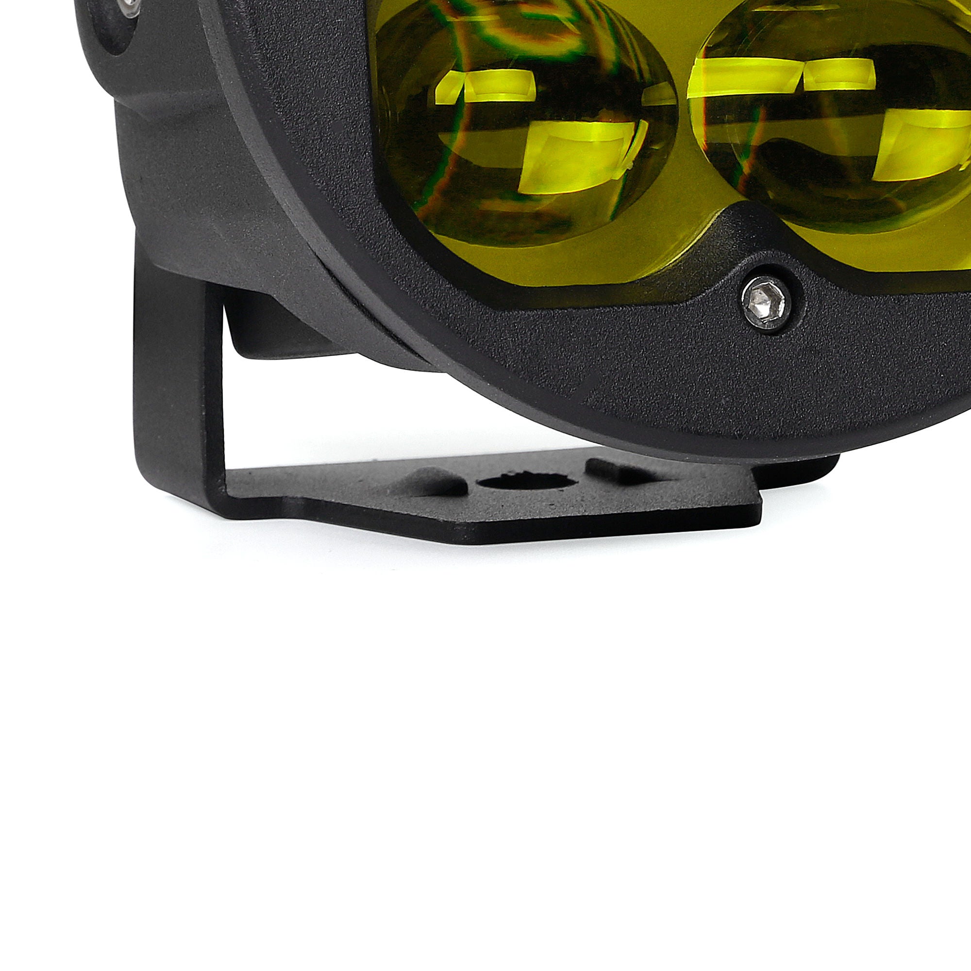 CLD CLDPRFGY - 3" Street Legal LED Pod Light - Auxiliary Round Fog Light w/Yellow Lens (620 Lumens)