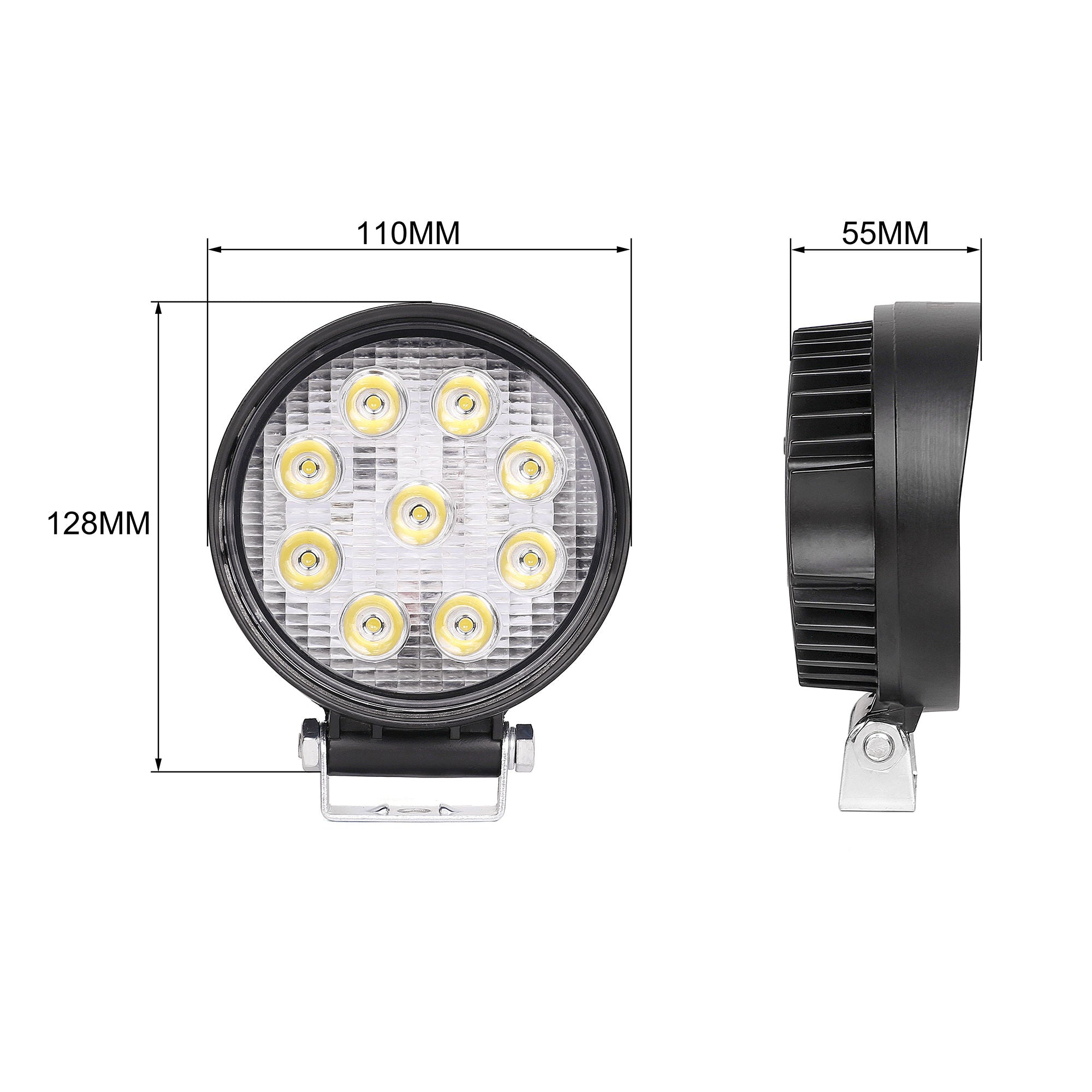 CLD CLDWL04 - 4.3" LED Work Light - Round Spot Beam (1100 Lumens)