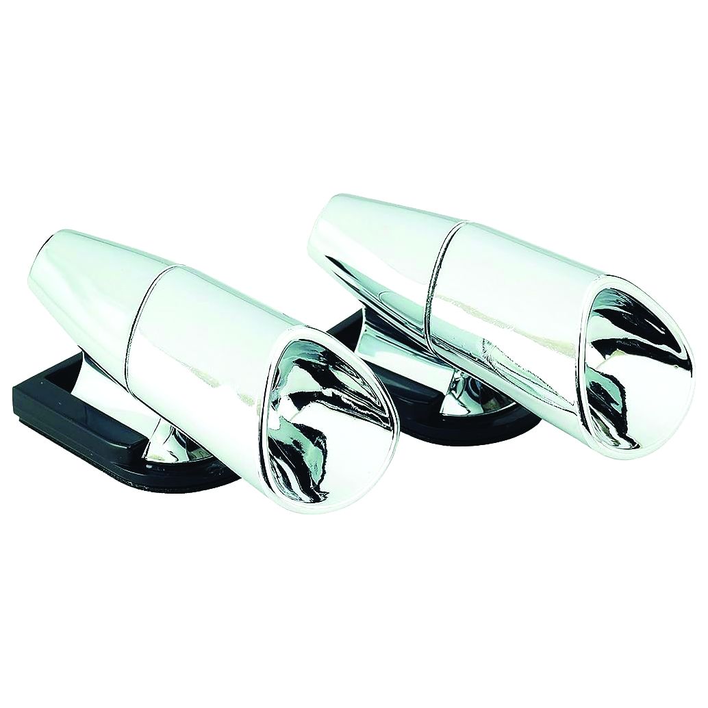 Bell Auto CO1001 - Chrome "Deer Warning" Sirens