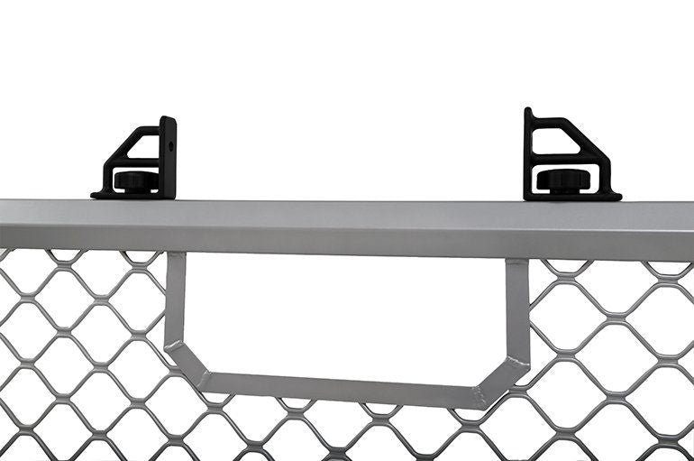 DeeZee 95050R - Aluminum Front Truck Racks – Black