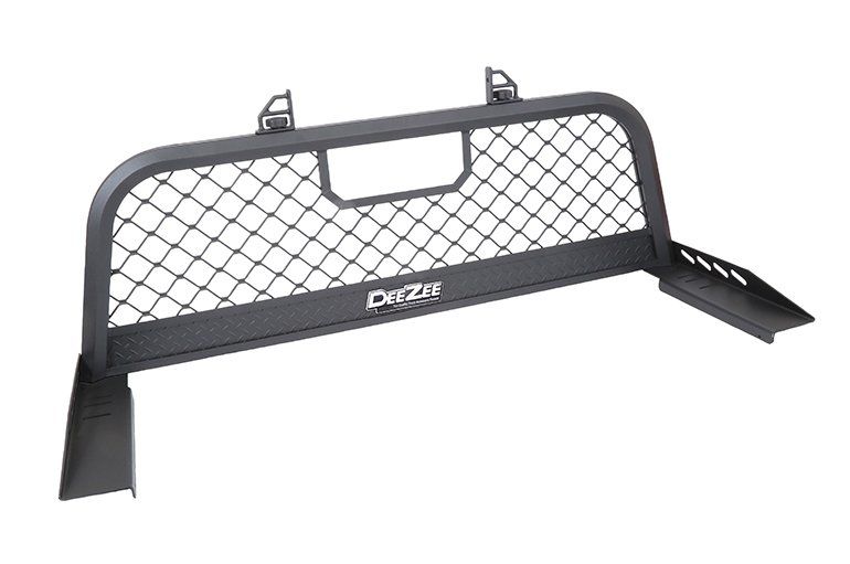 DeeZee 95050RTB - Aluminum Front Truck Racks – Black