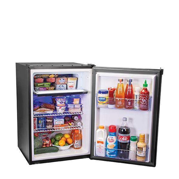 Norcold DE105 - AC/DC 3.3 cu.ft Black RV Refrigerator