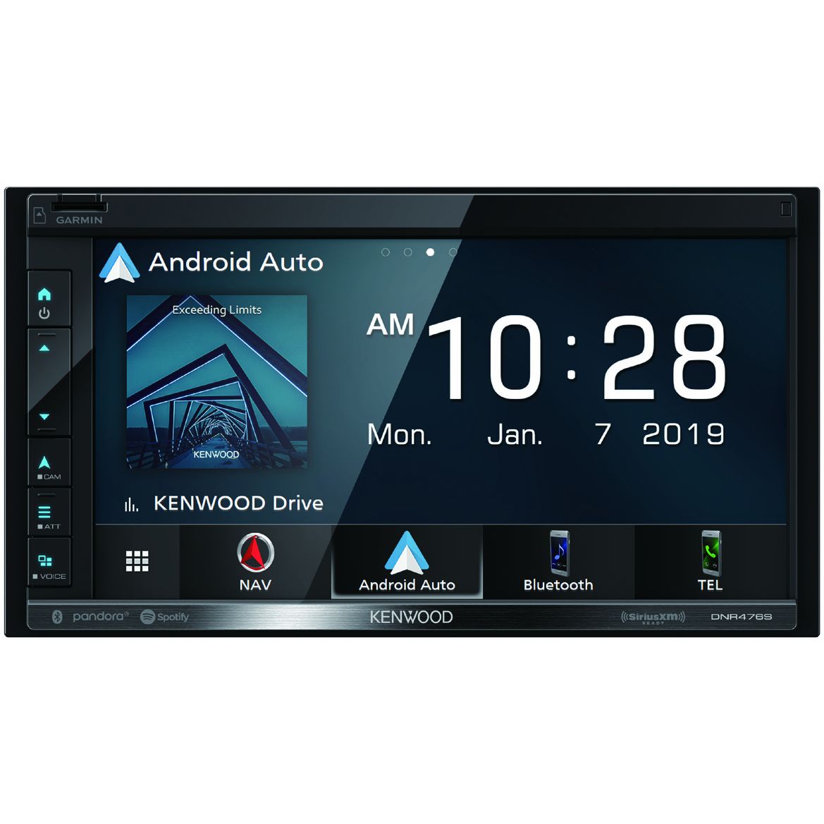 Kenwood DNR476S - 6.8” Digital Navigation Receiver 2-DIN