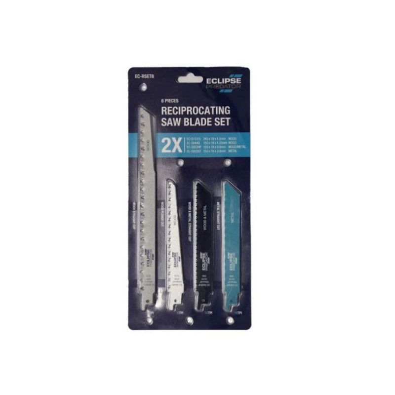 Reciprocating Saw Blade Set of 8