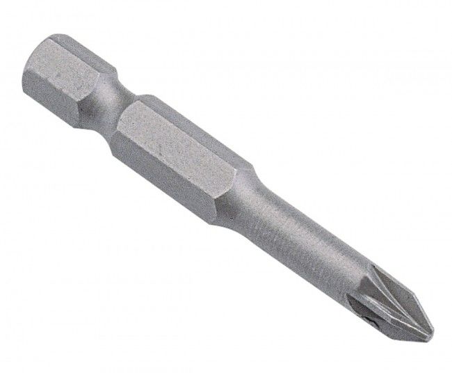 Genius Tools 255003 - 1/4" Hex Shank, PZ3 Pozidriv Power Screwdriver Bit, 50mm