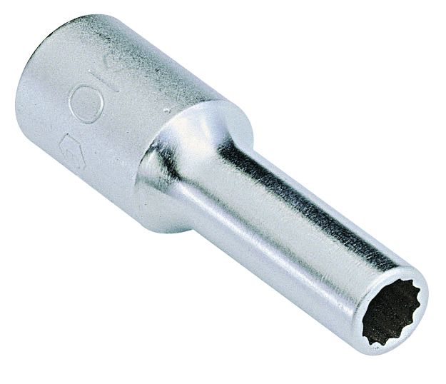 Genius 477820 - Deep Chrome Socket 5/8" SAE 1/2" Drive 12 Pt