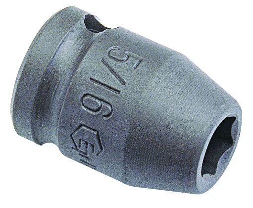 Genius 464024 - Impact Socket 3/4" SAE 1/2" Drive 6 Pt