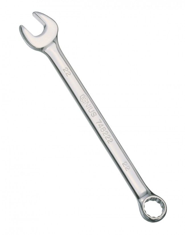 Genius Tools 748219 - 19mm Combination Wrench (Mirror Finish)