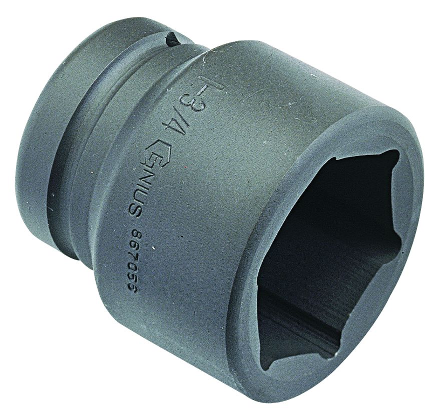 Genius 867054 - Impact Socket 1-11/16" SAE, 1" Drive 6 pts