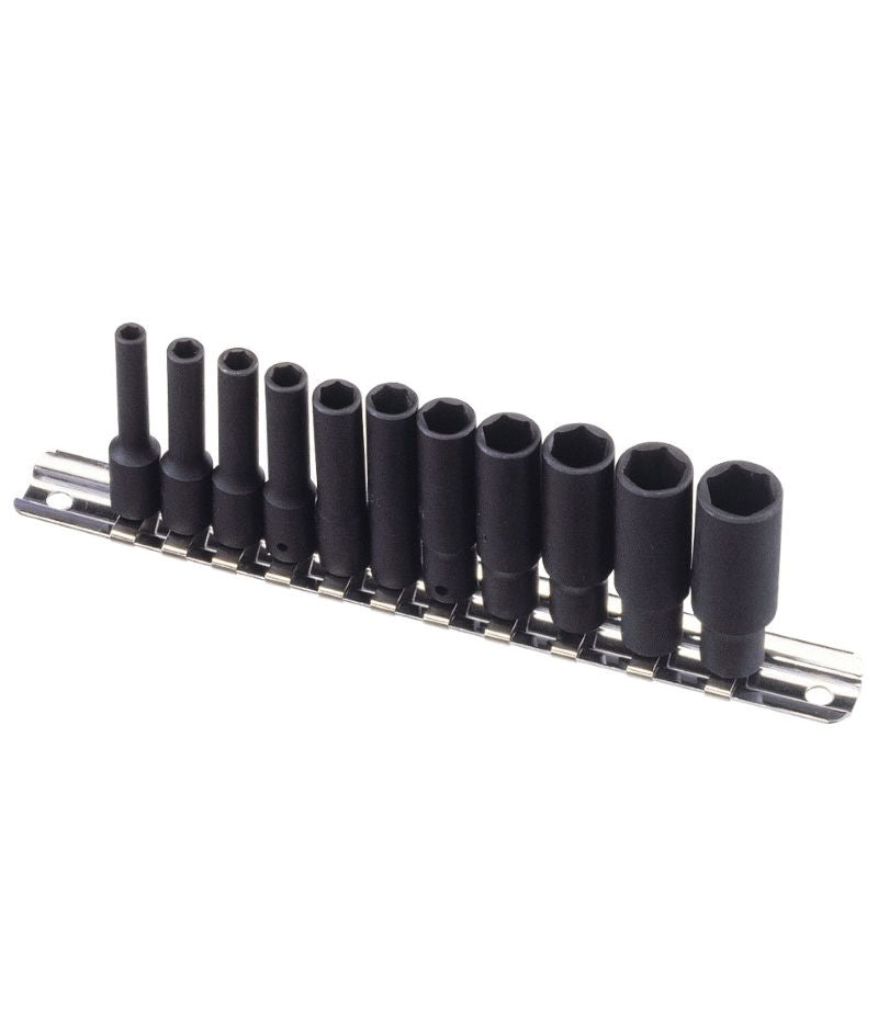 KIT IMP SOCKET LONG  11PC  1/4