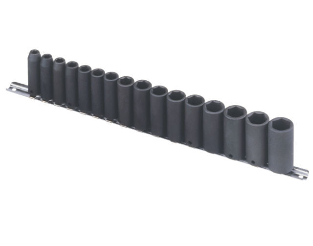 16 PC 3/8" DR. METRIC DEEP IMPACT SOCKET SET