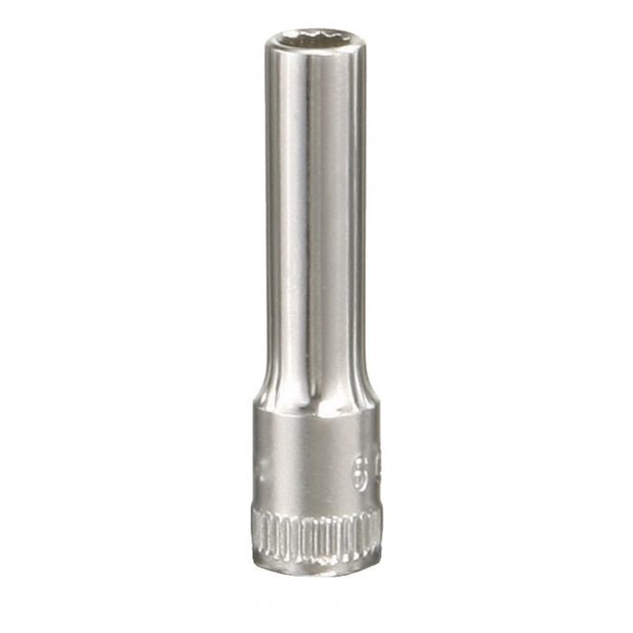 Genius 275211 - 1/4" Dr. 11/32"(12 pt.) Deep Hand Socket