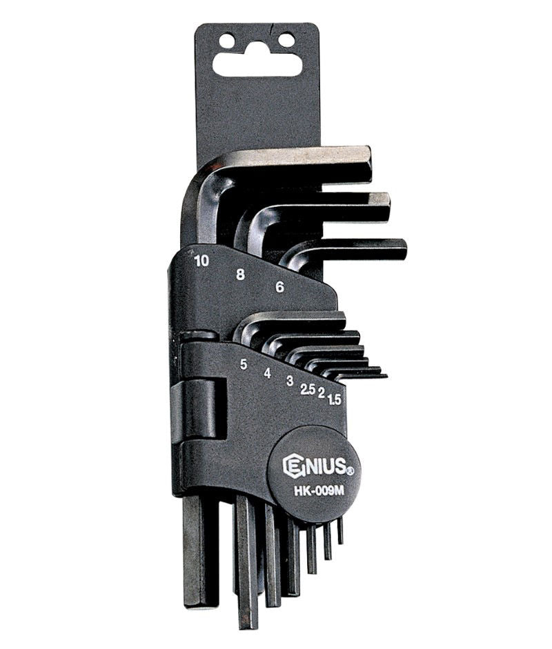 9PC METRIC HEX KEY SET 1.5 TO