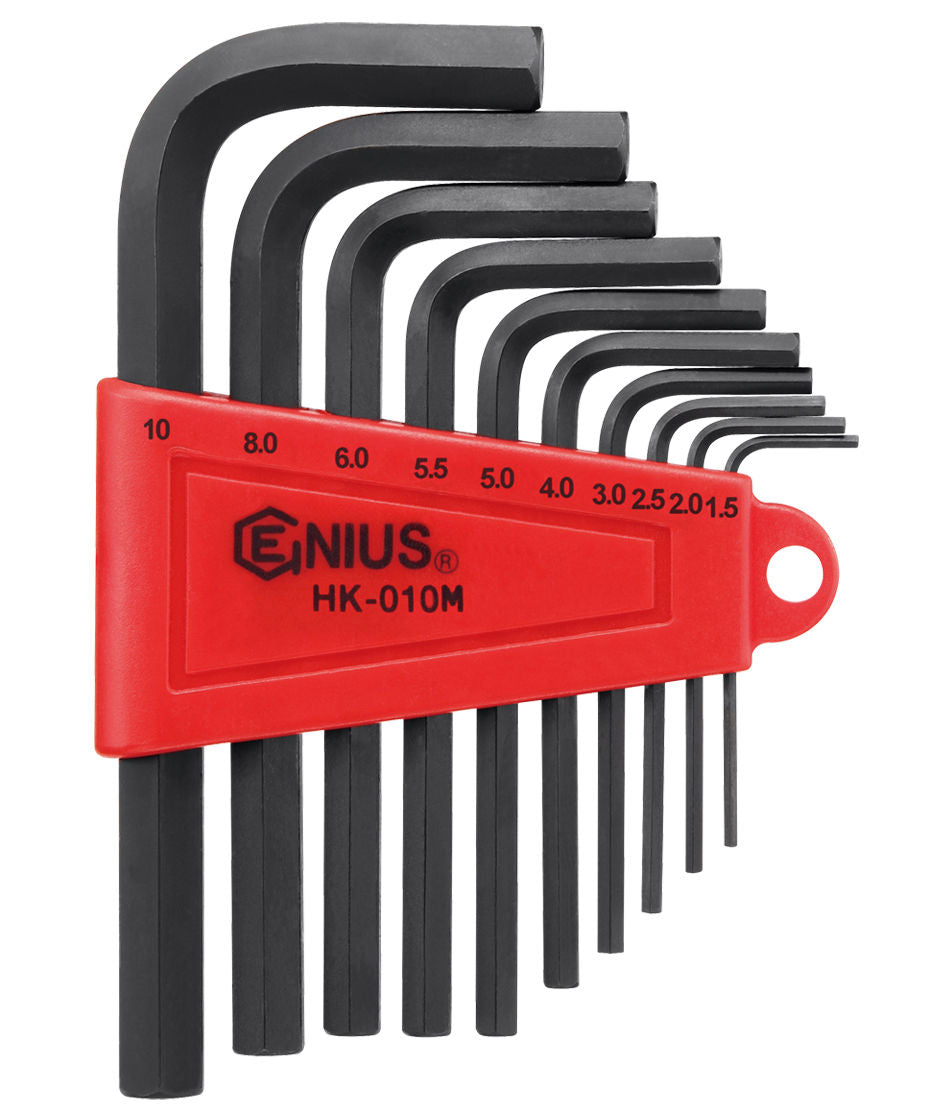 10PC METRIC HEX KEY 1.5 10MM