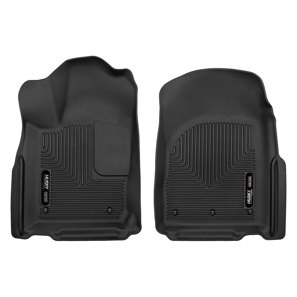 Husky Liners® • 53561 • X-Act Contour • Floor Liners • Black • First Row • Dodge Durango 11-23 / Jeep Grand Cherokee 11-23