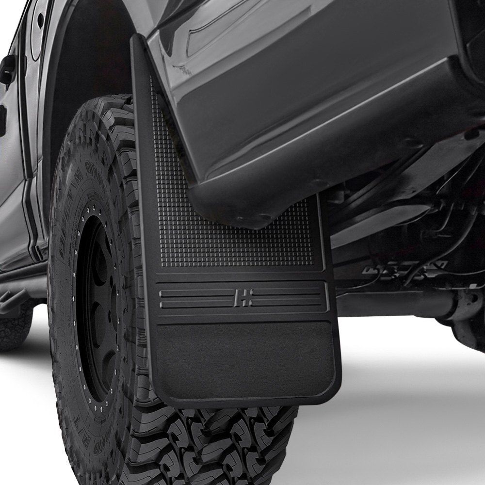 Husky Liners® • 55100 • MudDog • Mud Flaps • Black • Front