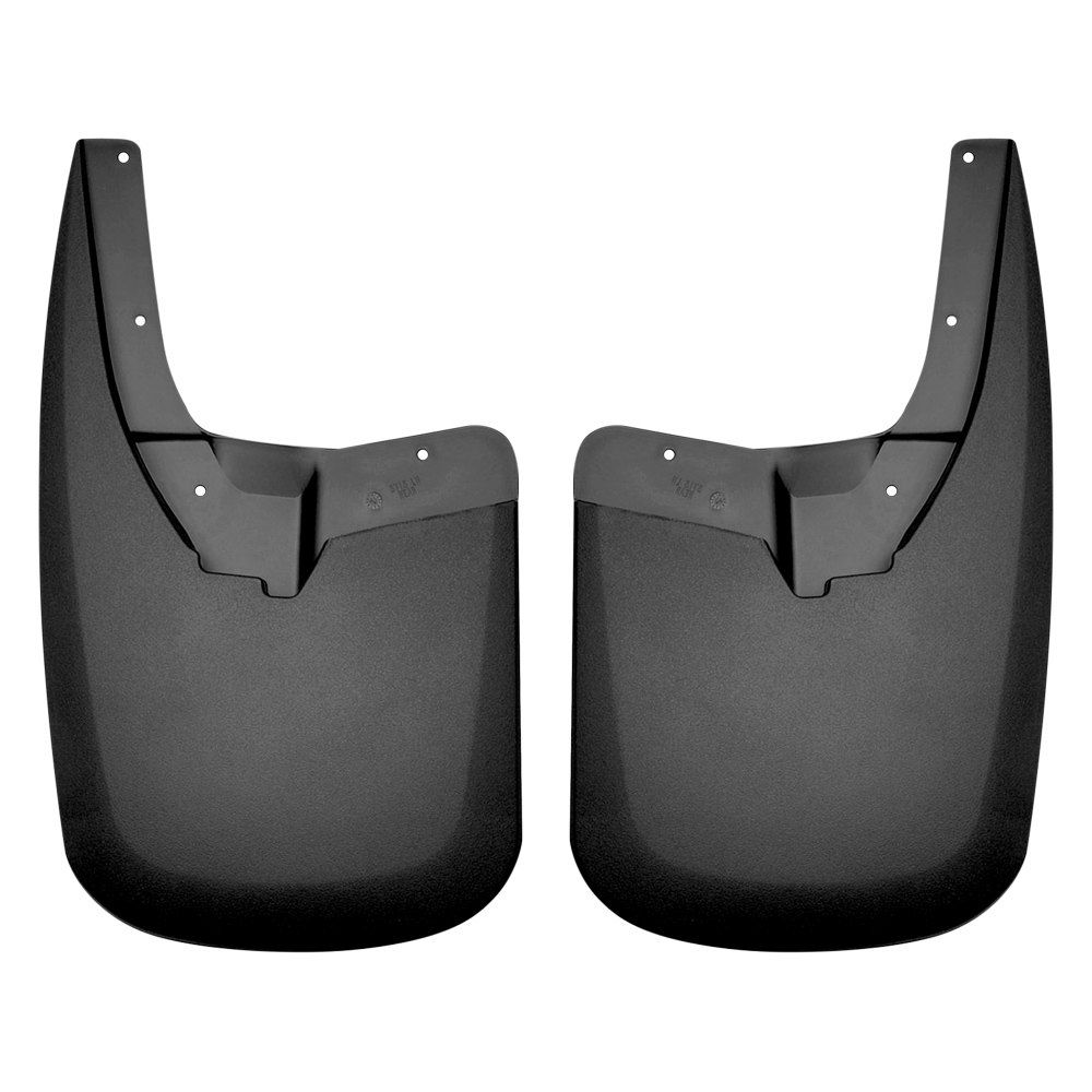 Husky Liners® • 57151 • Mud Guards • Black • Rear • Ram 1500 09-18 / 1500 Classic 19-23 / 2500,3500 11-18