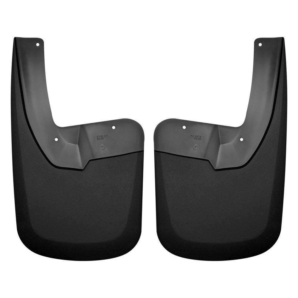 Husky Liners® • 57161 • Mud Guards • Black • Rear • Ram 1500 09-18 / 1500 Classic 19-23 / 2500,3500 11-18 (Crew Cab)