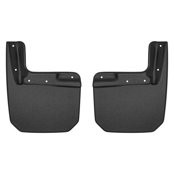 Husky Liners® • 58151 • Mud Guards • Black • Rear • Jeep Wrangler 18-23