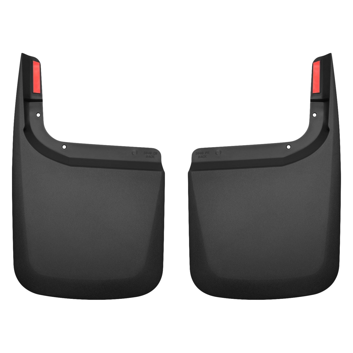 Husky Liners® • 59461 • Mud Guards • Black • Rear • Ford F-250 Super Duty 17-22