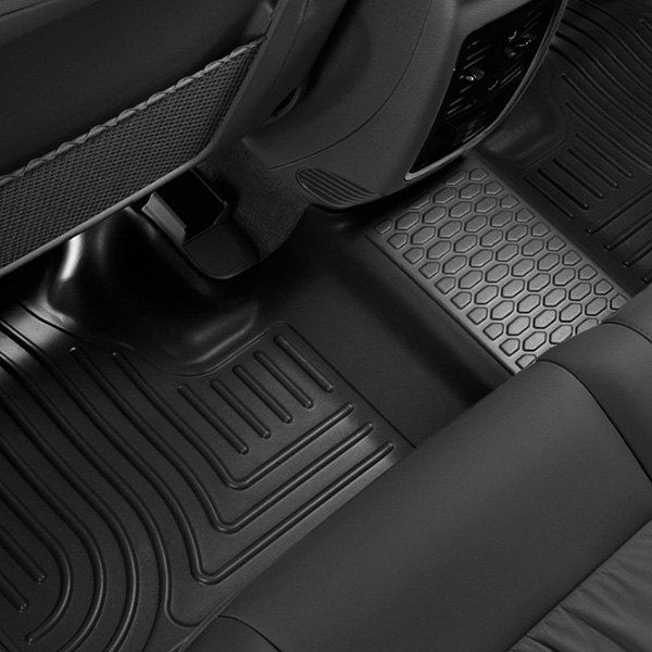 Husky Liners® • 98411 • WeatherBeater • Floor Liners • Black • Première et deuxième rangées