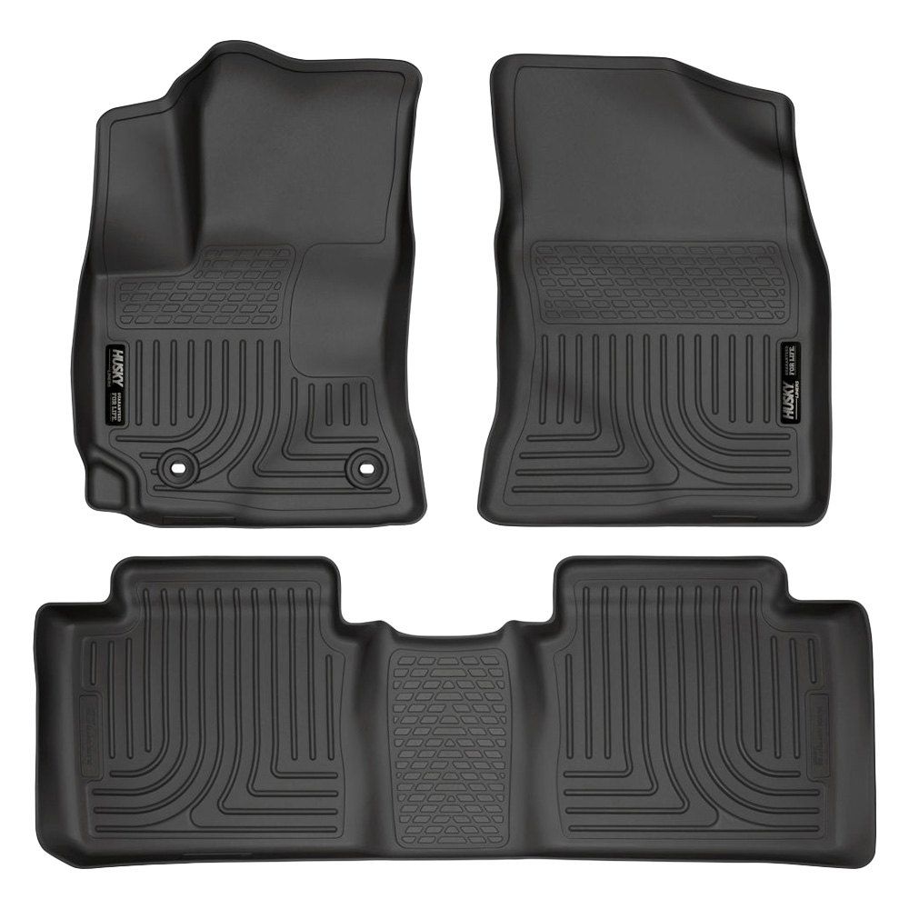 Husky Liners® • 99531 • WeatherBeater • Floor Liners • Black • First & Second Row