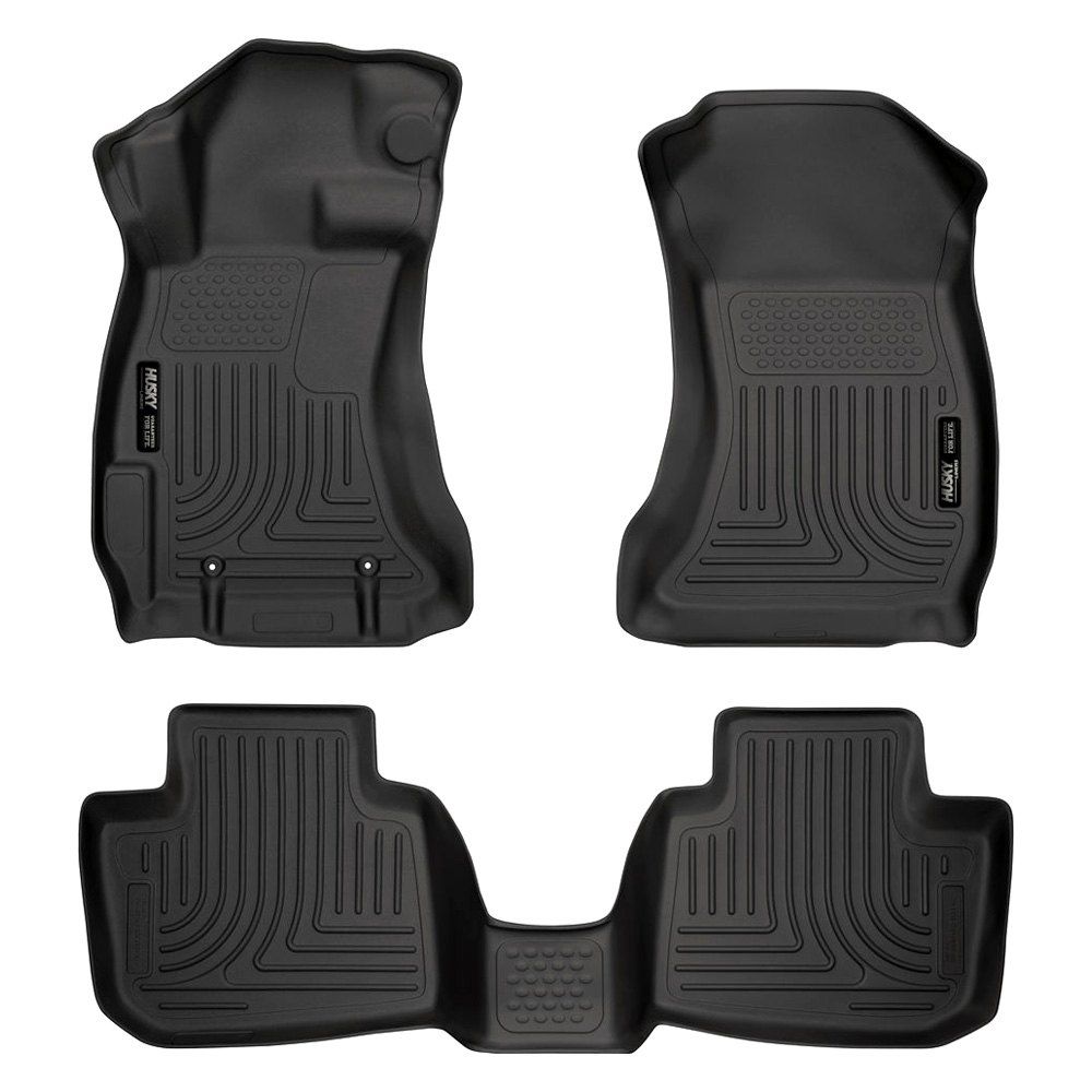 Husky Liners® • 99801 • WeatherBeater • Floor Liners • Black • First & Second Row