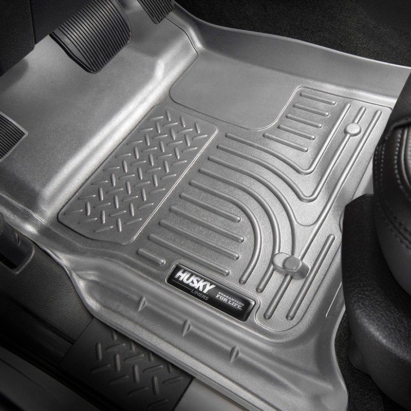 Husky Liners® • 99411 • WeatherBeater • Floor Liners • Black • Front & Rear • Honda CR-V 23-24