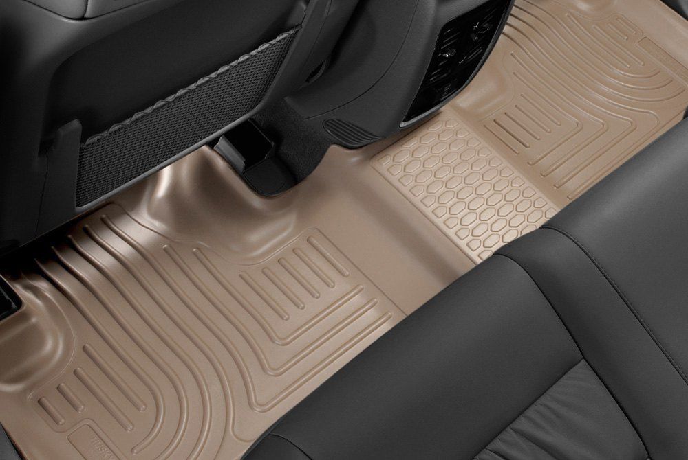 Husky Liners® • 99411 • WeatherBeater • Floor Liners • Black • Front & Rear • Honda CR-V 23-24