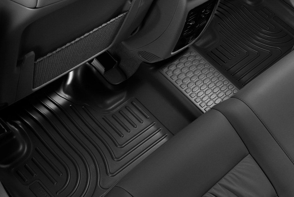 Husky Liners® • 99411 • WeatherBeater • Floor Liners • Black • Front & Rear • Honda CR-V 23-24