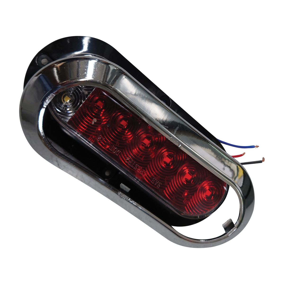 Jammy J-68-FRH4 - 6” Oval LED S/T/T & Backup (Chrome cap sold separately)