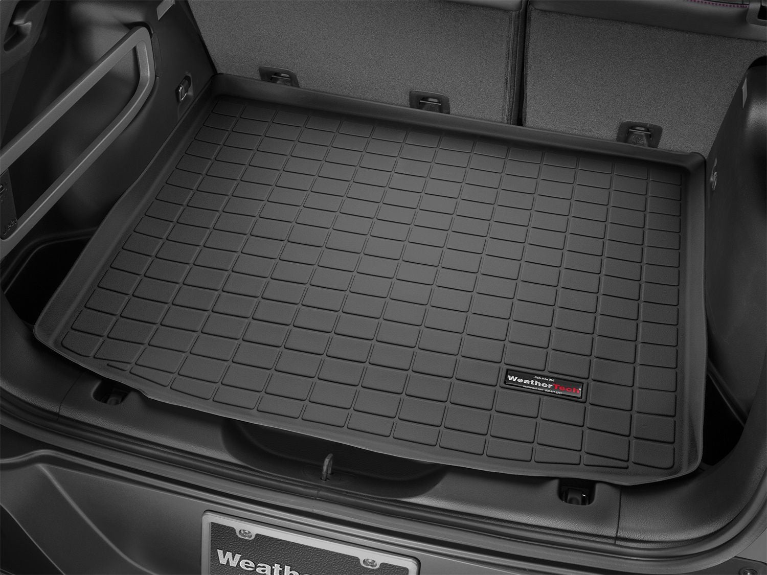 Weathertech® • 40656 • Cargo/Trunk Liner • Cargo/Trunk Liner • Black • Trunk • Jeep Cherokee 14-18