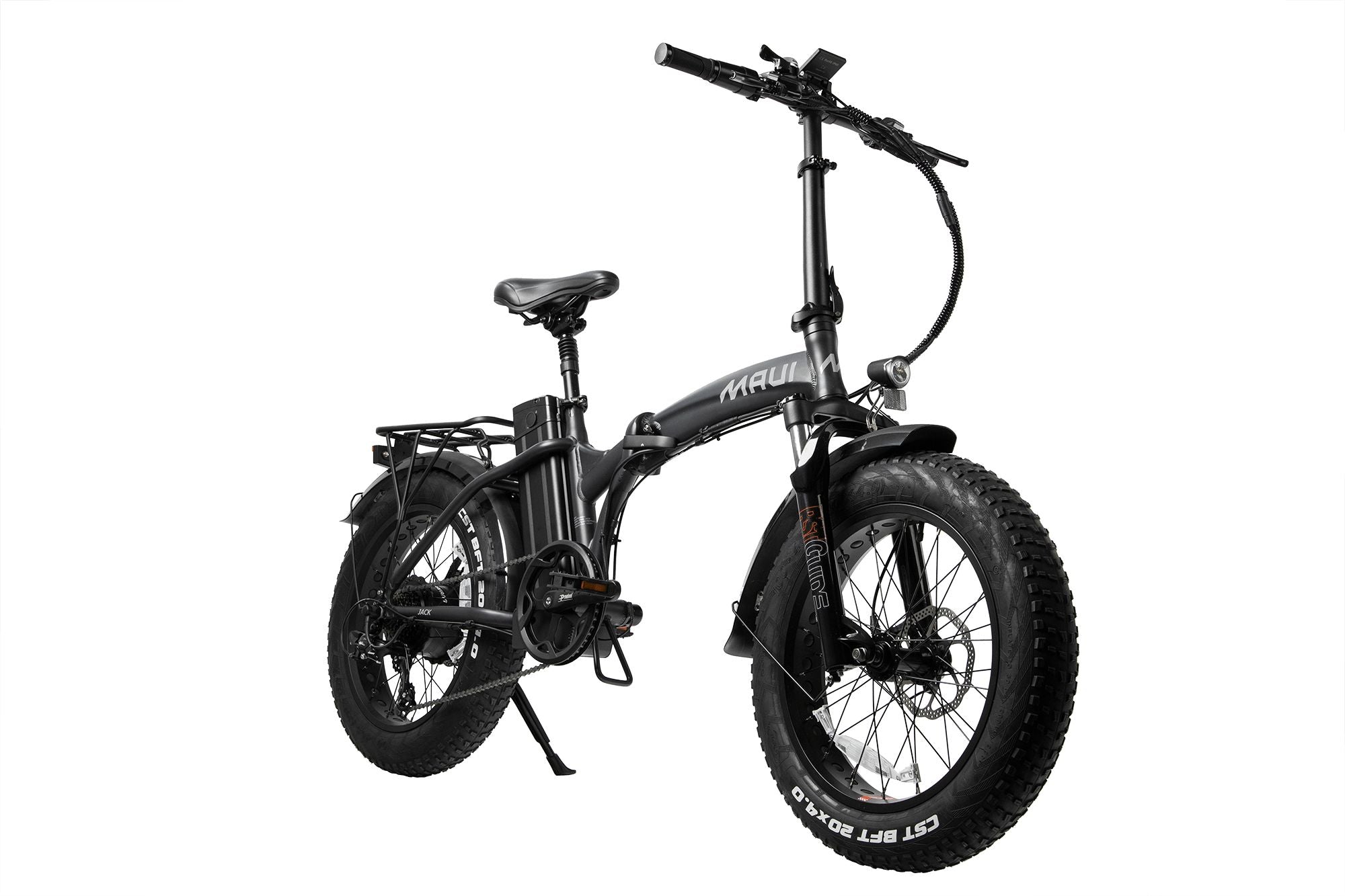 Electric folding bike 500w black