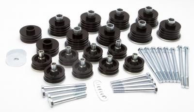 Daystar KF04058BK - Polyurethane Body Mounts (includes hardware & sleeves) for Ford F-350 1999-2007