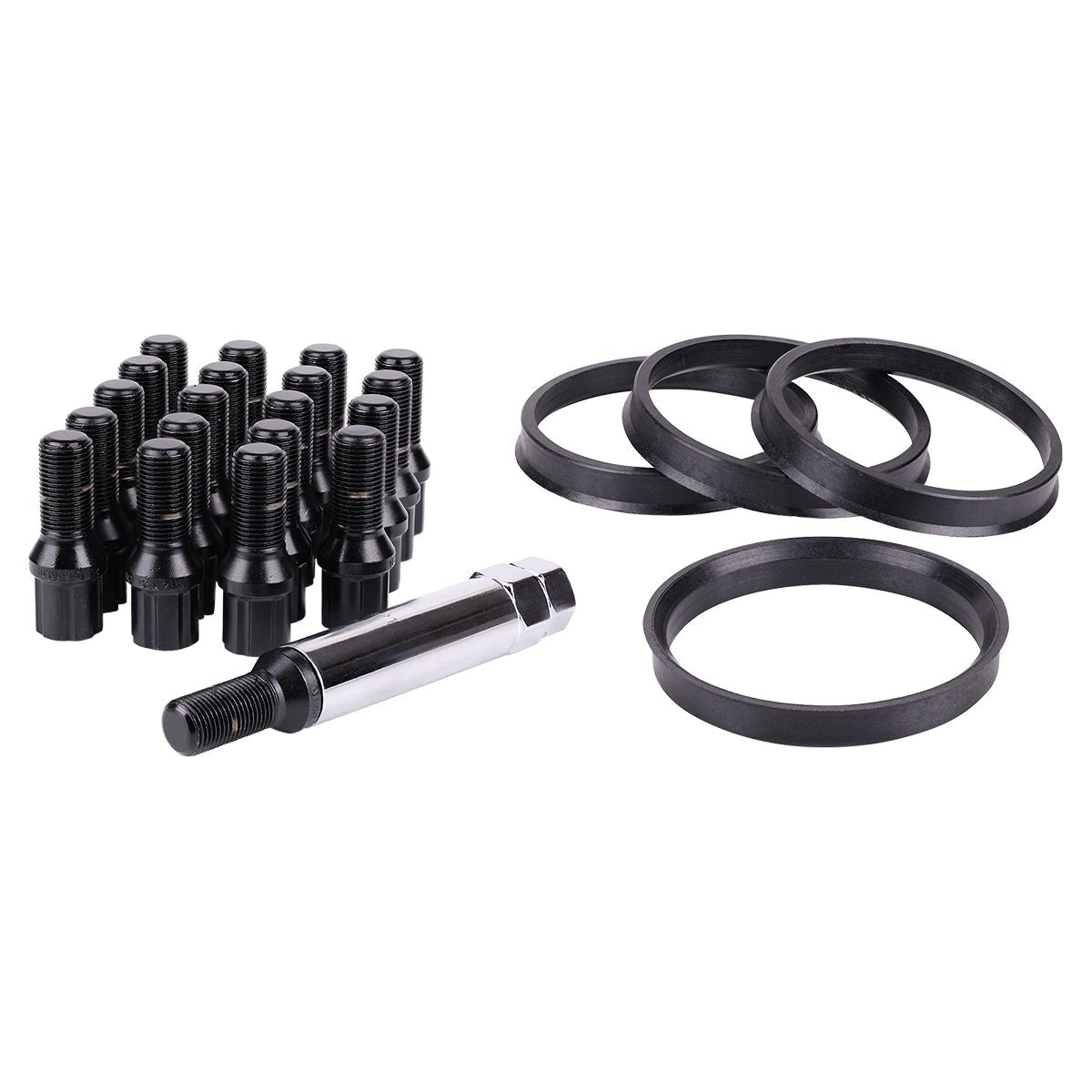 Black All-in-One Wheel Installation Kit