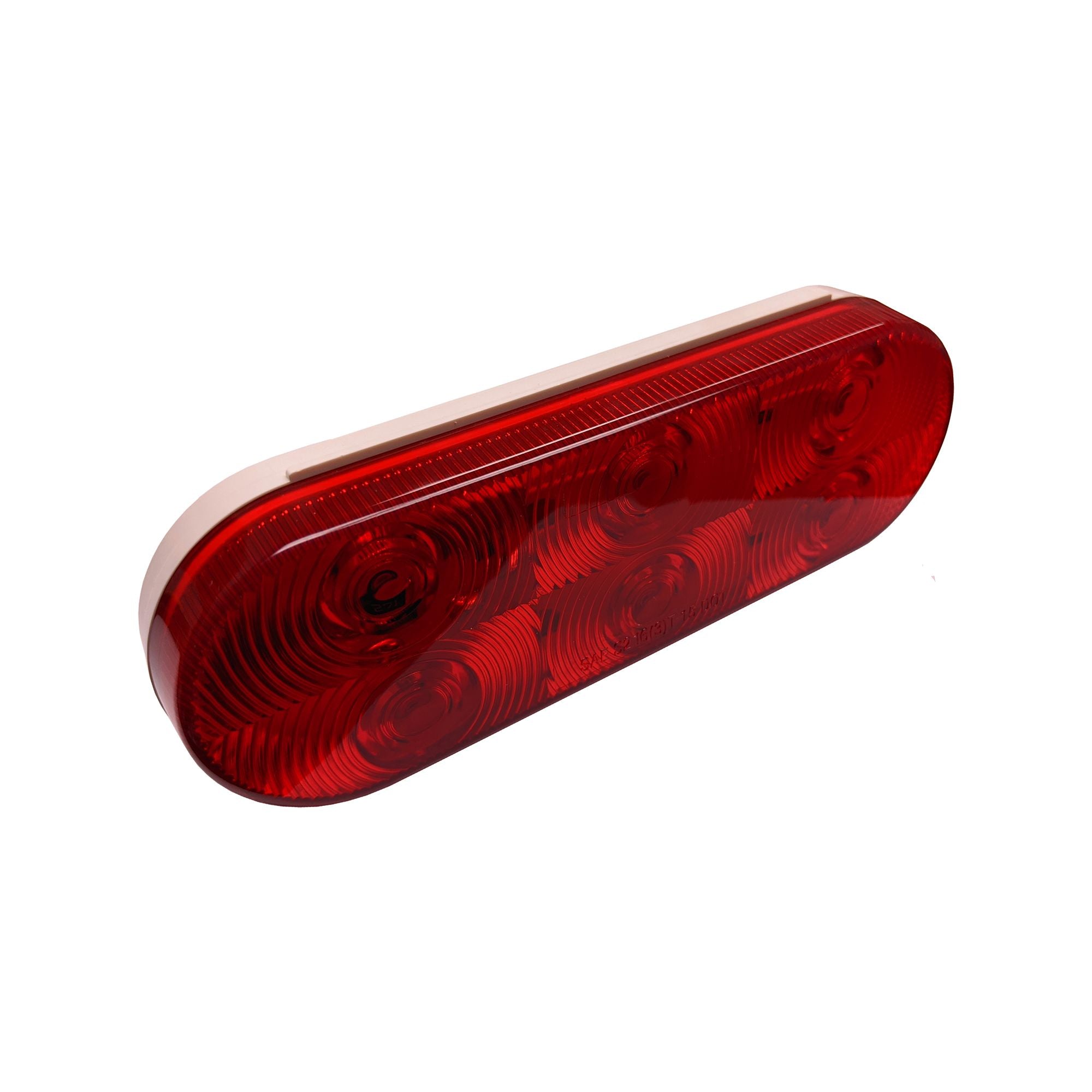 Uni-Bond LED2238-6R - LED Oval S/T/T/P Lamp Red - 6 Diode