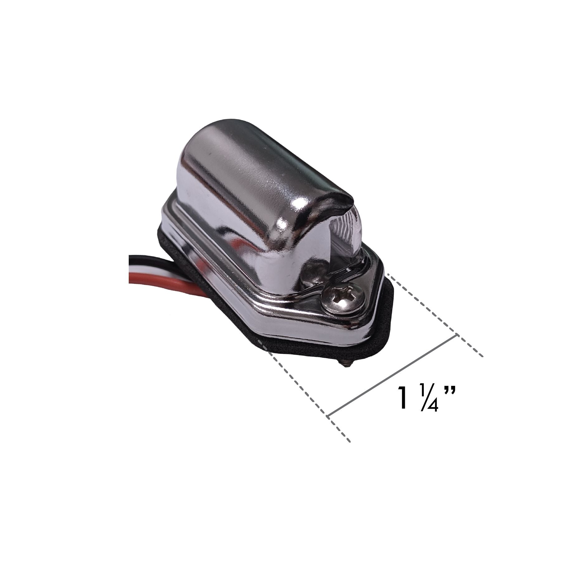 Uni-Bond LLP2020 - Hooded LED License Lamp 2 Diodes