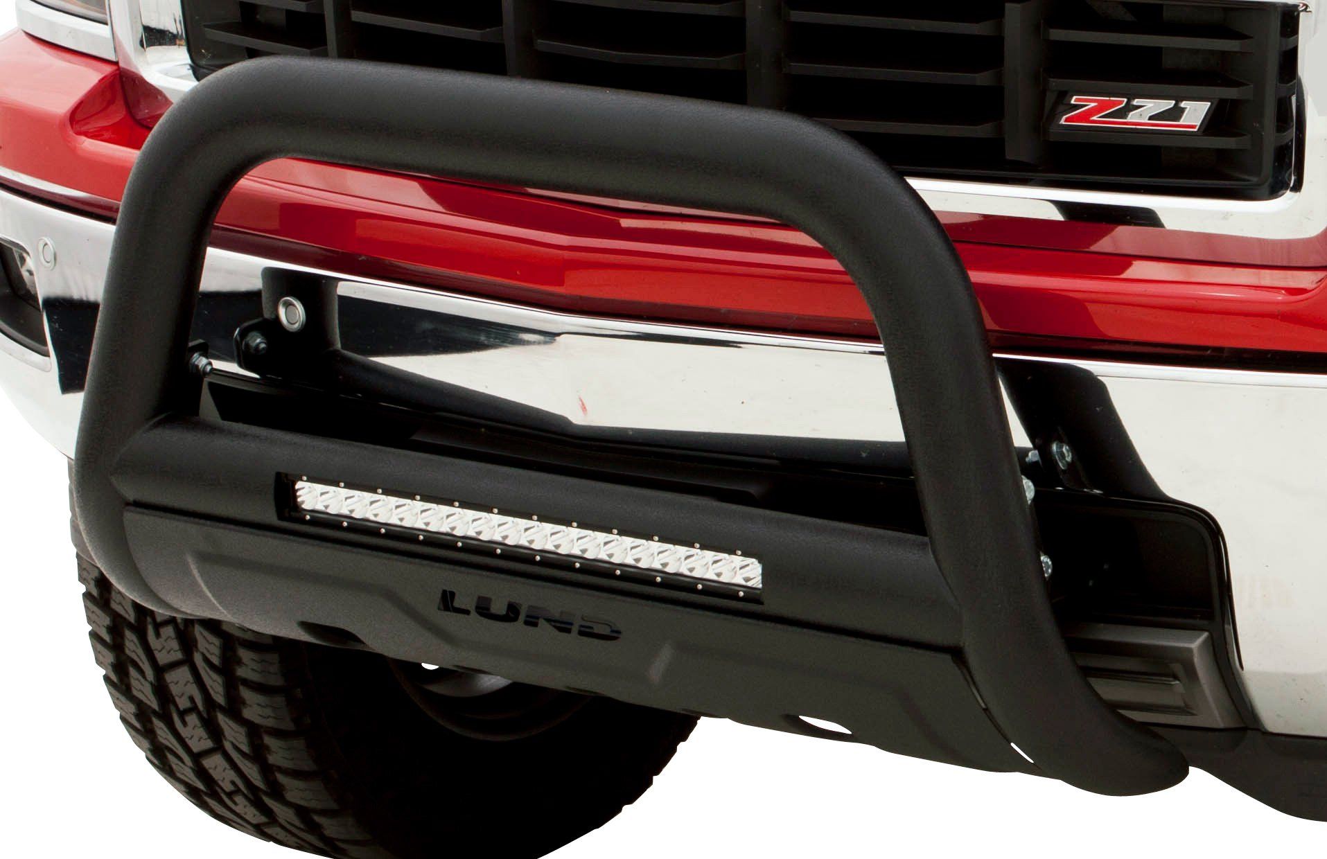 Bull Bar w/Light&Wiring Black Ram 2500/3500 10-18