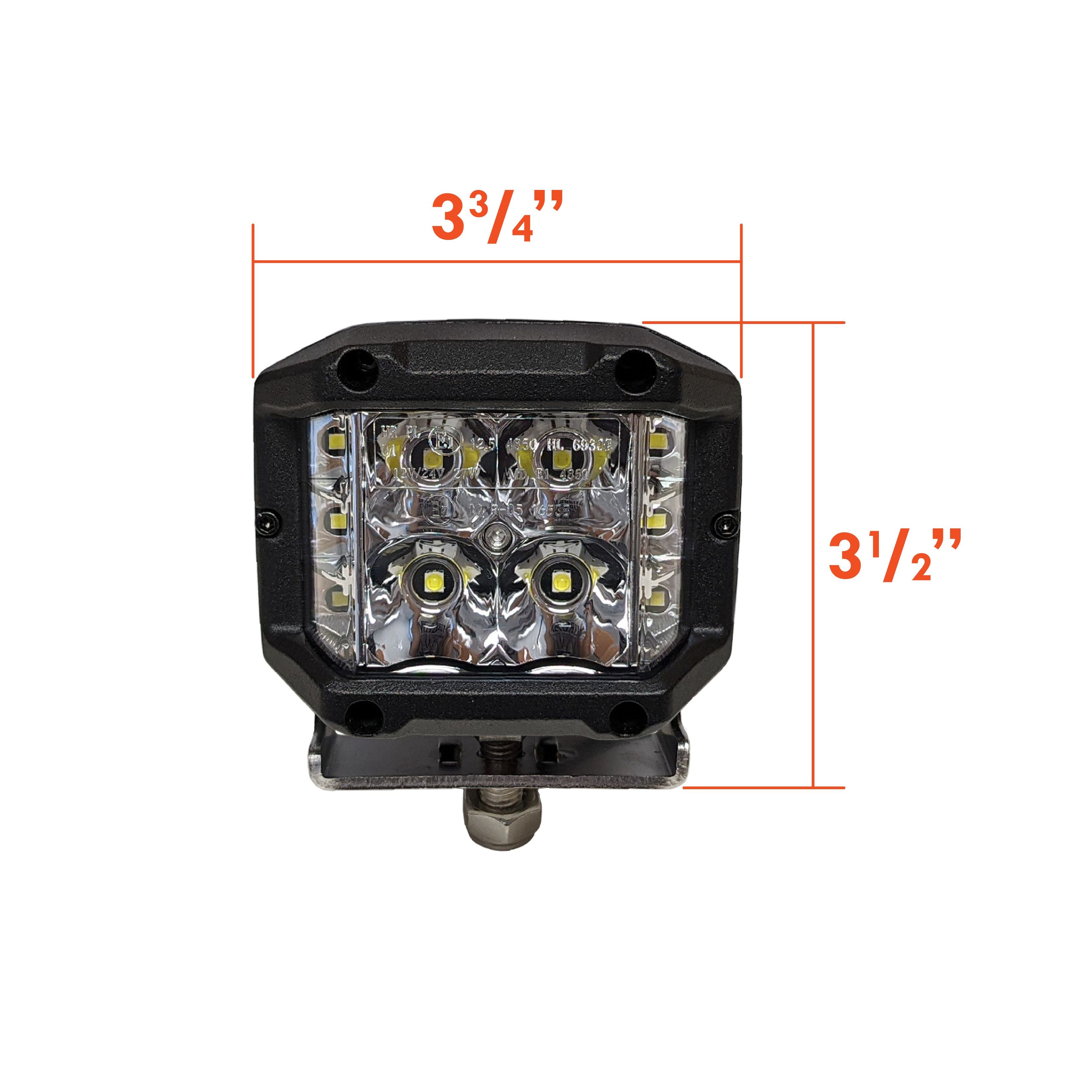 Uni-Bond LW3423 - 3.5 x 3.75" LED Wide Flood/Spot Lamp