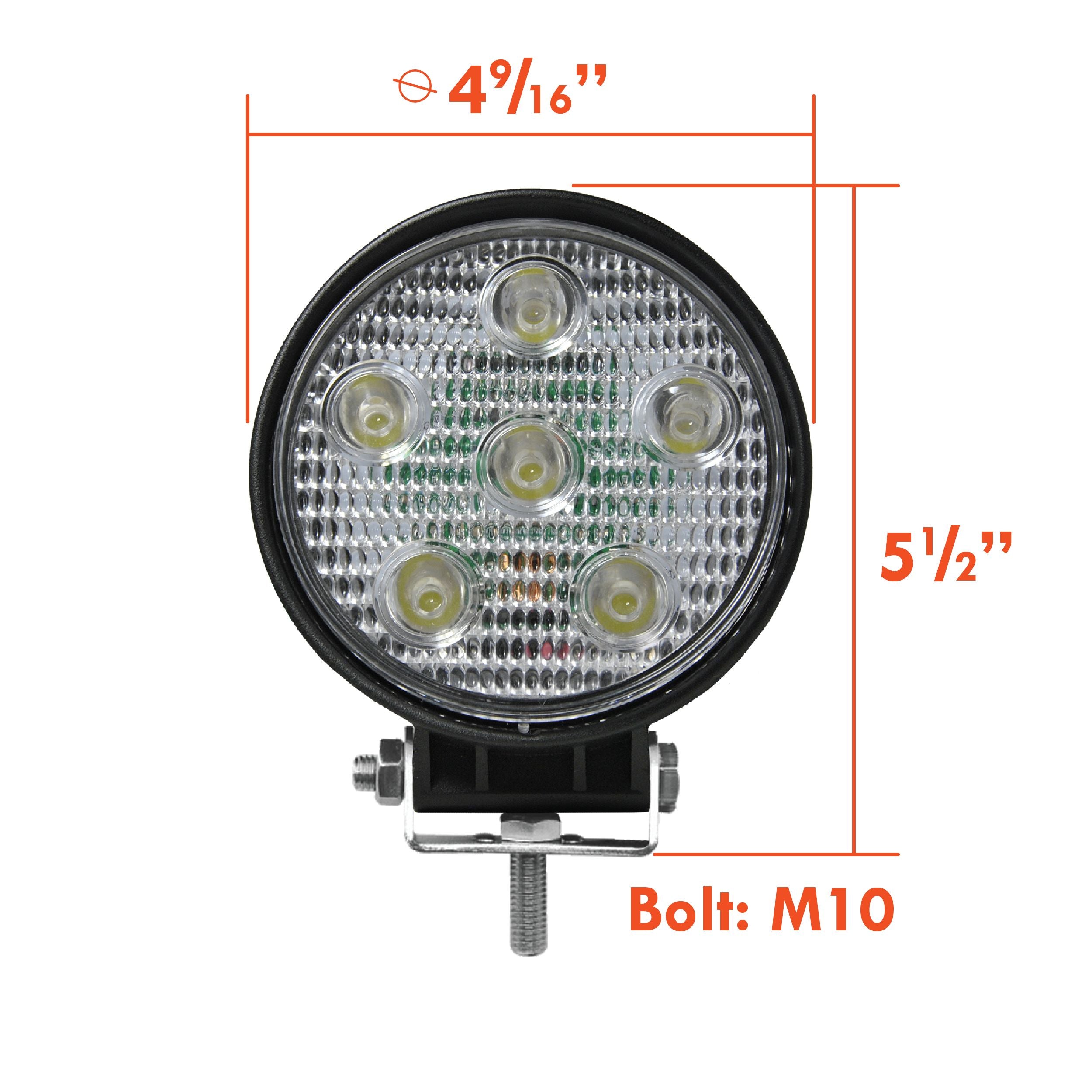 Uni-Bond LW4603 - Round LED Spot Lamp (1,260 Lumens)