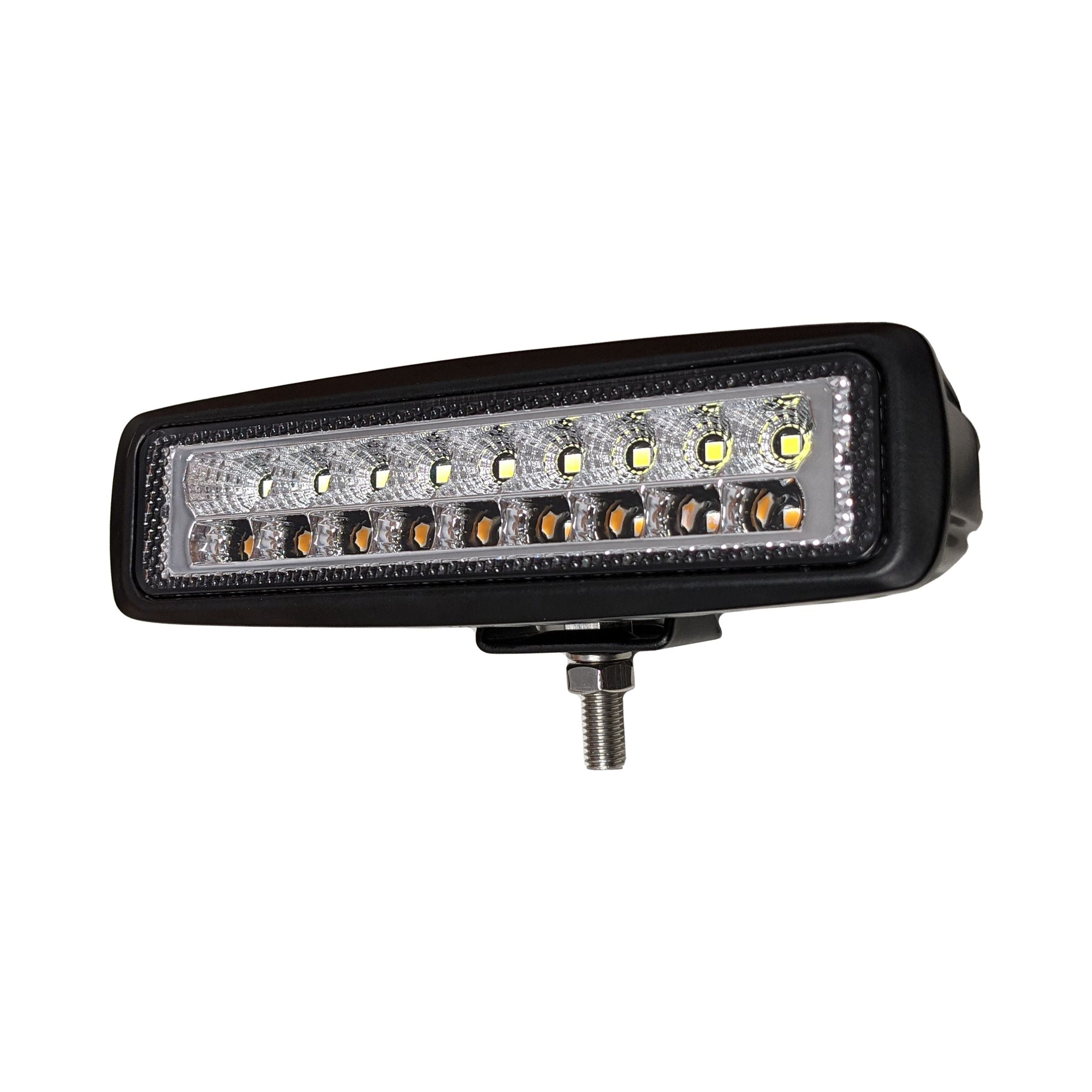 Uni-Bond LW6097AW - 2" x 6" LED Flood/Amber Flashing Lamp