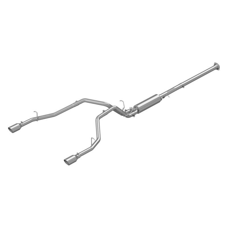 MBRP S5152409 - 2.5" Cat Back Stainless Steel, Dual Split Rear for Ram HEMI 1500 5.7L 19-22